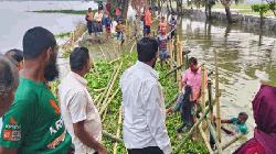 মনিরামপুরে বাঁধ ভেঙে হাজার বিঘা ফসলি জমি প্লাবিত