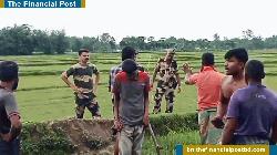 পাটগ্রাম সীমান্তে যুবককে বিএসএফের পুশইনের চেষ্টা, স্থানীয়দের প্রতিরোধ