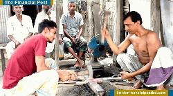 টুং-টাং শব্দে মুখরিত চলনবিলের কামার পল্লী