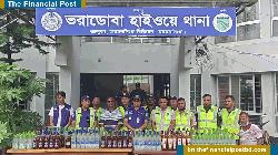 সেনাবাহিনীর ধাওয়া খেয়ে মদবোঝাই পিকআপ ফেলে পালিয়েছে চালক