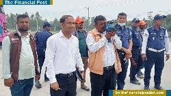 গাইবান্ধার মহাসড়কে ভ্রাম্যমান আদালত পরিচালিত