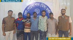ময়মনসিংহে অটোরিকশা চোরচক্রের ৫ সদস্য গ্রেফতার