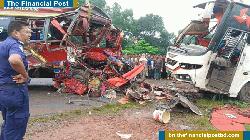 ফরিদপুরে ভয়াবহ বাস দুর্ঘটনায় নিহত ৩, আহত অন্তত ১০