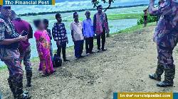 তাহিরপুর সীমান্ত দিয়ে অনুপ্রবেশের দায়ে আটক ৬
