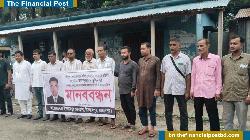 সাংবাদিক তুহিন হত্যার প্রতিবাদে জামালপুর প্রেসক্লাবের মানববন্ধন