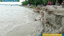তিস্তার পানি কমে আর বাড়ে, শুরু হয়েছে ভাঙ্গন