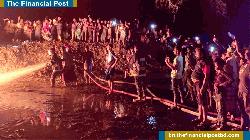 শ্রীমঙ্গলে তেলের পাইপলাইনে অগ্নিকাণ্ডে দগ্ধ ২