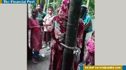 পীরগাছায় গৃহবধুকে রাতভর গাছে বেঁধে স্বামী-সতীনের নির্যাতন