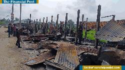 নালিতাবাড়ীতে ভয়াবহ অগ্নিকান্ডে ৫ দোকান পুড়ে ছাঁই
