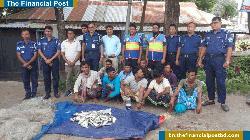 রাজবাড়ীতে মা ইলিশ সংরক্ষণে যৌথ অভিযান: ৯ জেলে আটক