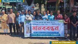 চট্টগ্রামে সাংবাদিকদের উপর হামলার প্রতিবাদে রাঙ্গামাটিতে মানববন্ধন