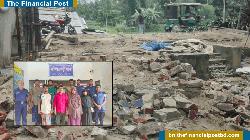 সুদের টাকা না পেয়ে ঘরের টিন কাঠ খুঁটি খুলে নিলো ইমাম