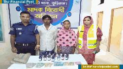 ফুলবাড়ীতে মাদকসহ স্বামী ও স্ত্রী আটক