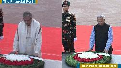 শহীদ বুদ্ধিজীবীদের প্রতি রাষ্ট্রপতি ও প্রধান উপদেষ্টার শ্রদ্ধা