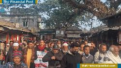 বিএনপির প্রার্থী পরিবর্তনের দাবিতে কিশোরগঞ্জ-৫ এ ইকবাল সমর্থকদের বিক্ষোভ