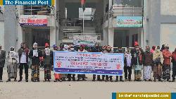 গোয়ালন্দে অসাধু সার ডিলারশিপ ও দুর্নীতির অভিযোগে কৃষকদের মানববন্ধন