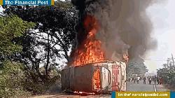 কুমিল্লায় বাসে আগুন, নিহত ৪