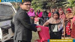 জেলা প্রশাসনের উদ্যোগে শীতার্তদের মাঝে কম্বল বিতরণ