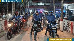 নির্বাচনকে কেন্দ্র করে ঘোড়াঘাটে পুলিশের টহল জোরদার