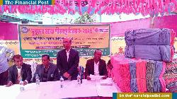 জয়পুরহাটে দরিদ্র শীতার্তদের মাঝে কম্বল বিতরণ