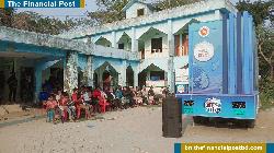 মোল্লাহাটে সংসদ নির্বাচন ও গণভোট উপলক্ষে ভোটের গাড়ির প্রচারণা