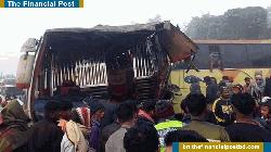 সিলেটে বাসের সংঘর্ষে নিহত দুই, আহত ১০