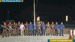 নির্বাচনকে কেন্দ্রকরে যৌথ টহল ও মাঠ মহড়া পরিচালনা 