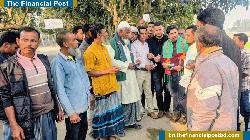 আদমদীঘিতে ধানের শীষে ভোট চেয়ে যুবদলের গণসংযোগ