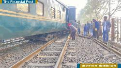 ভৈরবে বগি লাইনচ্যুত, ঢাকা-চট্টগ্রাম-সিলেট ট্রেন চলাচল বন্ধ