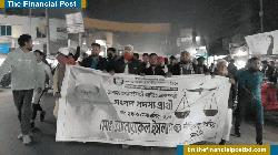 ঘোড়াঘাটে দাড়িপাল্লার নির্বাচনী মিছিল অনুষ্ঠিত