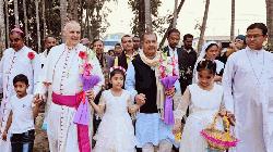 গৌরনদীর ক্যাথলিক চার্চে ভ্যাটিকান সিটির রাষ্ট্রদূত