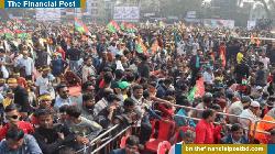 তারেক রহমানের জনসভায় জনতার ঢল