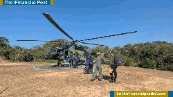 রাঙ্গামাটির ২০ দুর্গম ভোটকেন্দ্রে হেলিকপ্টারে নির্বাচনী সরঞ্জাম পাঠানো শুরু