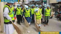 চাঁপাইবনাবগঞ্জে পরিষ্কার-পরিচ্ছন্নতা অভিযানে এমপি বুলবুল