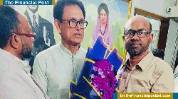 শিক্ষামন্ত্রীর-এর সঙ্গে ঢালী নাসির উদ্দিনের সৌজন্য সাক্ষাৎ