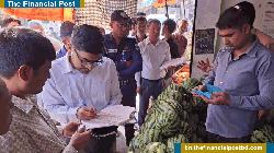 জয়পুরহাটে বাজার নিয়ন্ত্রণে ভ্রাম্যমাণ আদালতের অভিযান