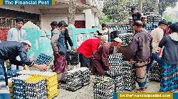 চলনবিলে ডিমের বাজারে অস্থিরতা, লোকসানে শতাধিক হাঁস খামারি