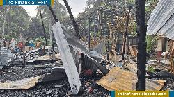 কোটালীপাড়ায় অগ্নিকান্ডে মহিলা মাদ্রাসা পুড়ে ছাই