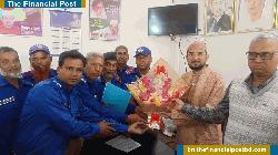 দিনাজপুরে পিনাক চৌধুরী এমপিকে স্মারকলিপি ও সংবর্ধনা