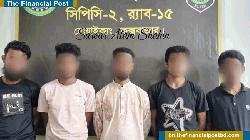 অস্ত্র-গুলিসহ উখিয়ায় ৫ রোহিঙ্গা ডাকাত গ্রেপ্তার