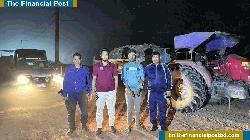 চাঁপাইনবাবগঞ্জে পদ্মা নদীতে অবৈধ মাটি কাটায় জরিমানা