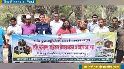 তানোরে দুর্যোগ প্রস্তুতি দিবস উপলক্ষে র‍্যালি ও মহড়া