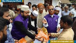 সুন্দরগঞ্জে ১৭'শ পরিবার পেল প্রস্তুত খাবার