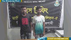 রাণীনগরে র‌্যাবের অভিযানে গাঁজাসহ গ্রেফতার ২