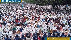 শোলাকিয়ায় ১৯৯তম ঈদ জামাতে লাখো মুসল্লির ঢল