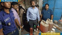 চাঁপাইনবাবগঞ্জে চড়া দামে অকটেন বিক্রি করায় বিক্রেতাকে জরিমানা