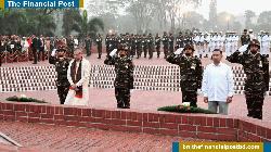 স্বাধীনতা দিবসে জাতীয় স্মৃতিসৌধে রাষ্ট্রপতি ও প্রধানমন্ত্রীর শ্রদ্ধা