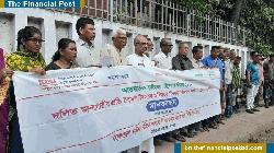 মাগুরায় ৮ দফা দাবিতে দলিত জনগোষ্ঠীর মানববন্ধন ও সমাবেশ