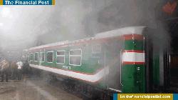 সিলেটে চলন্ত ট্রেনে আগুন
