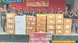 সীমান্তে বিজিবির বড় অভিযান, কোটি টাকার অবৈধ মাল জব্দ